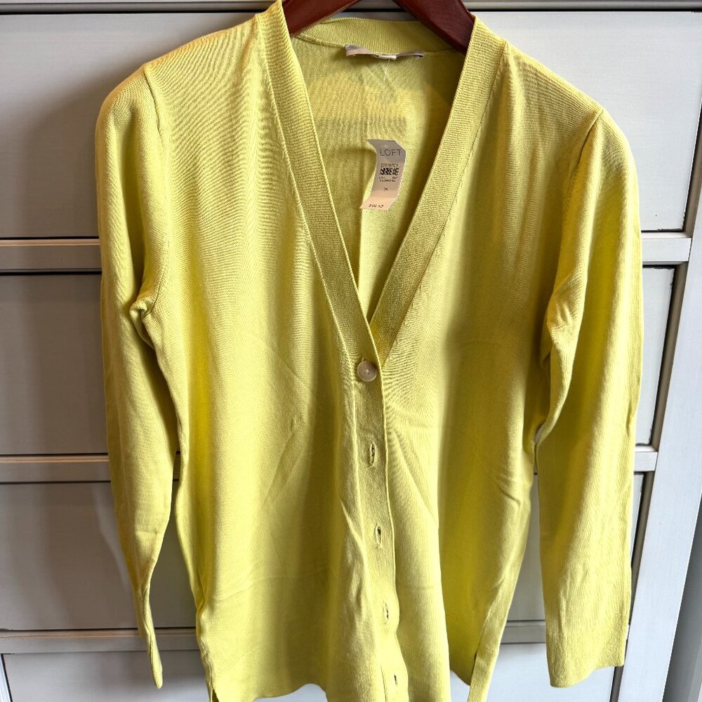 LOFT Cardigan Sweater Size Medium Brand New With Tags